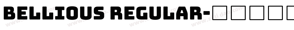 bellious regular字体转换